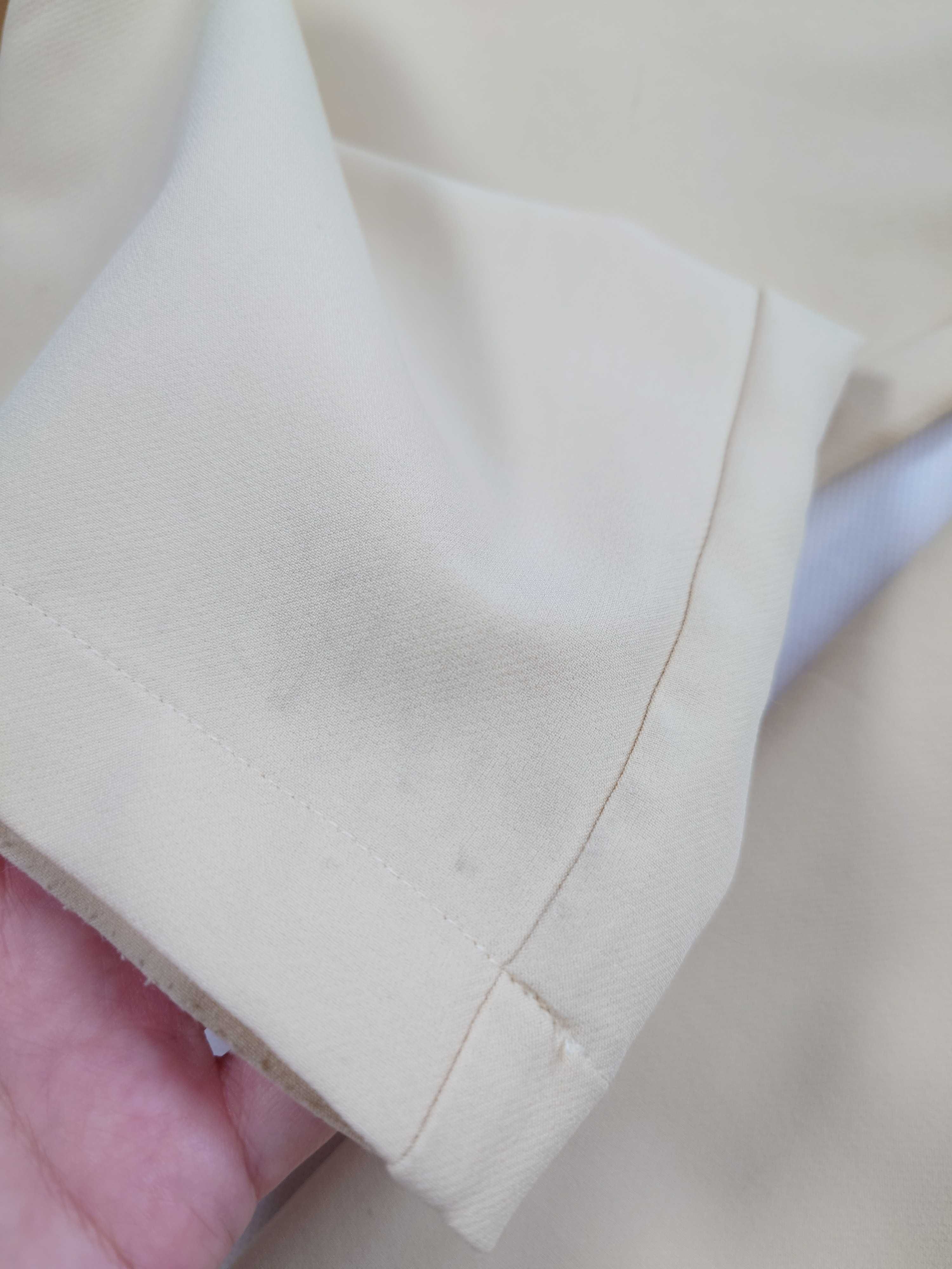 Beżowe szerokie spodnie jogger, Primark 40