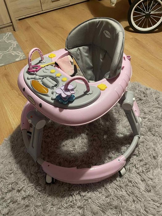 Chodzik Baby Steps – różowy, stan bardzo dobry!