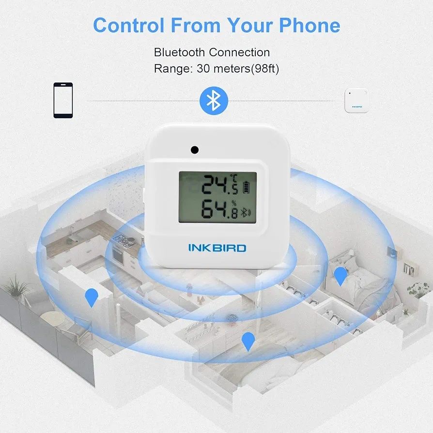 Inkbird IBS-TH2 PLUS Bluetooth termometr czujnik wilgotności