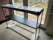konsola loft  metal/drewno