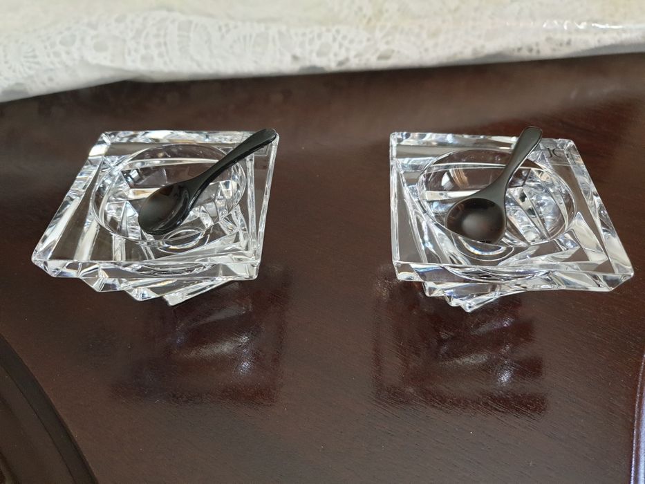 2 Molheiras em cristal JG Durand