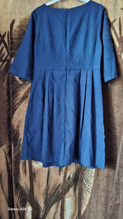 Granatowa sukienka XL