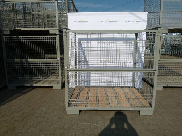 GITTERBOX pojemnik paleta metalowa UIC kontener siatkowy paletokosz