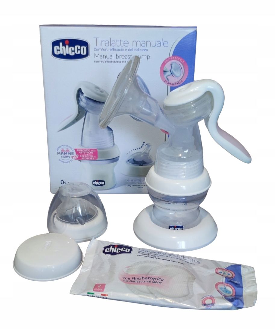 Laktator Ręczny Chicco 150 Ml Natural Feeling Odciągacz Pokarmu