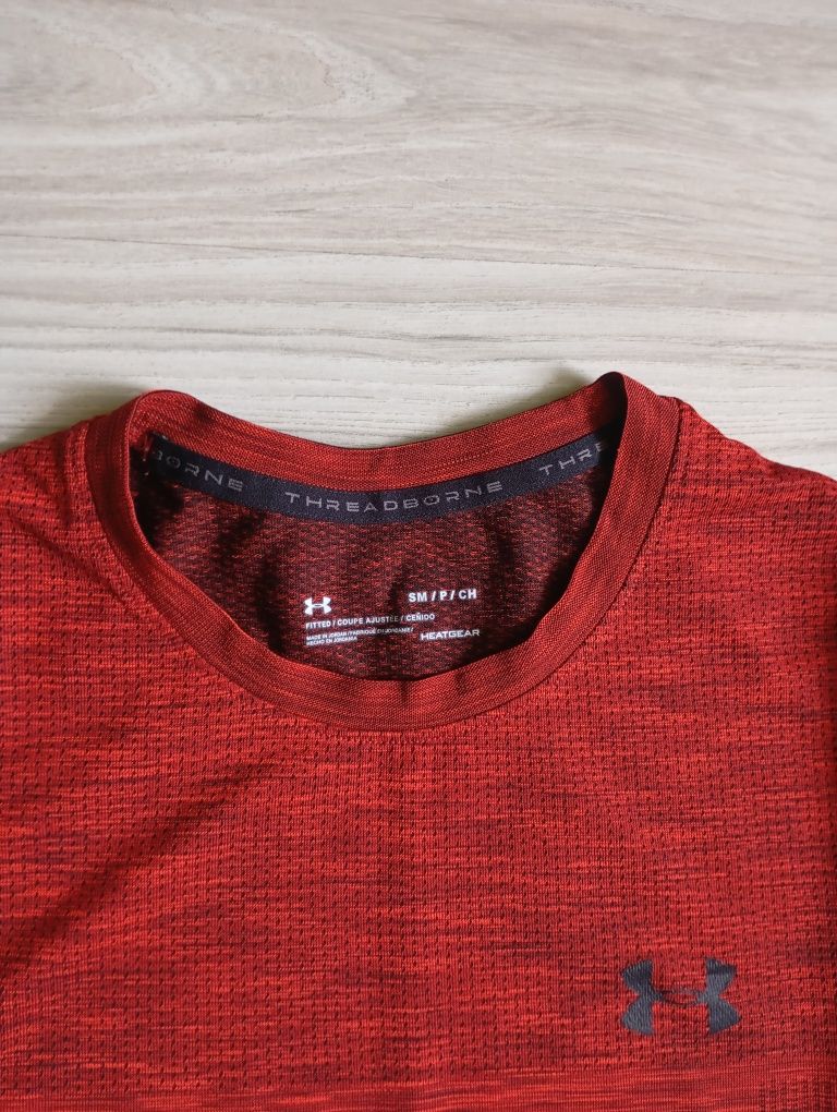 Koszulka męska termoaktywna Under Armour Heatgear Threadborne S