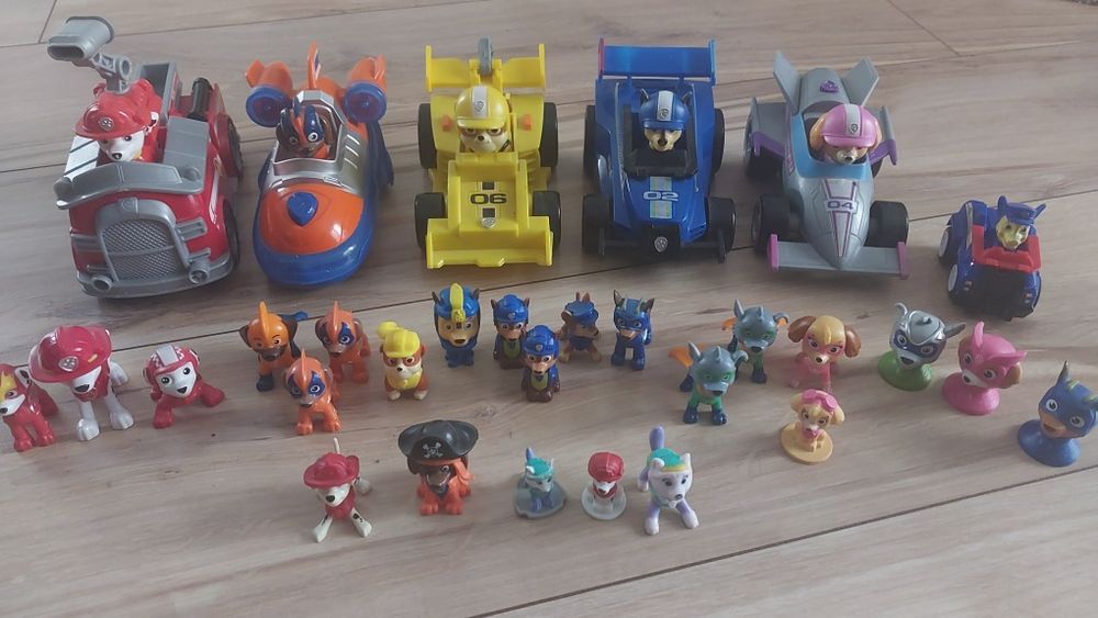 PSI PATROL pojazdy, figurki