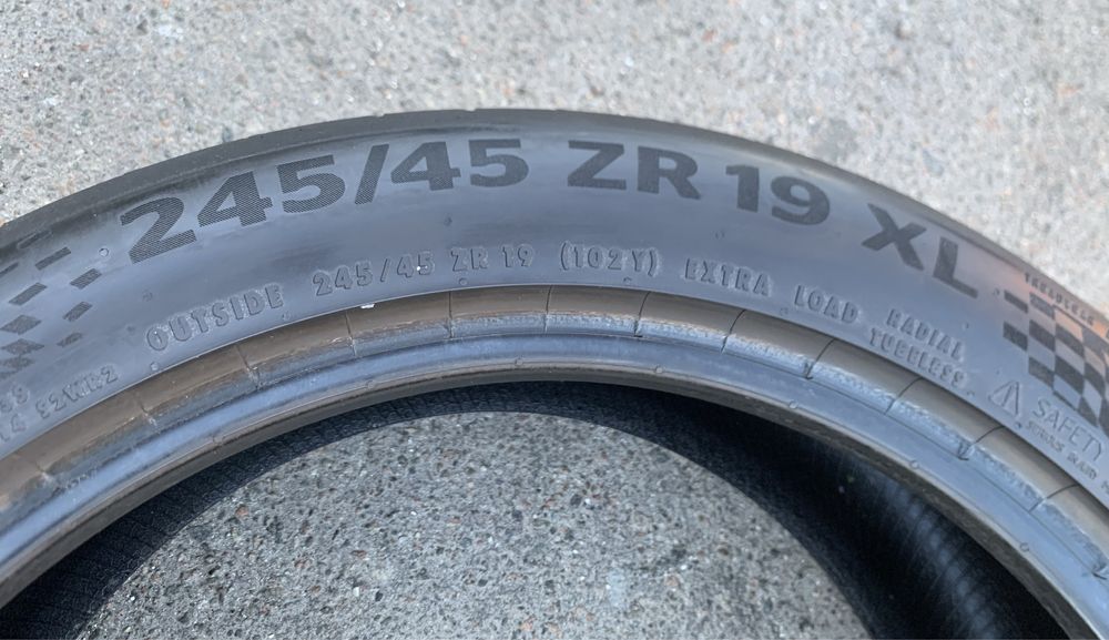 Шини Continental SportContact 7 245/45 R19 пара