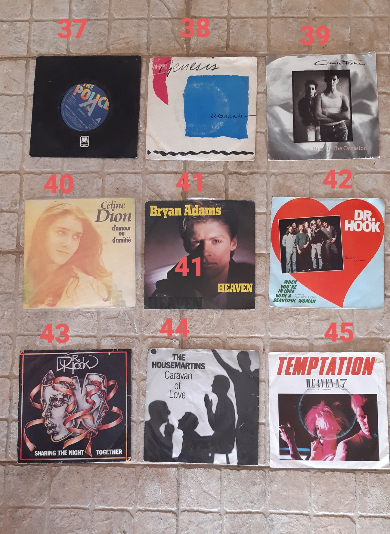 Discos de vinil singles
