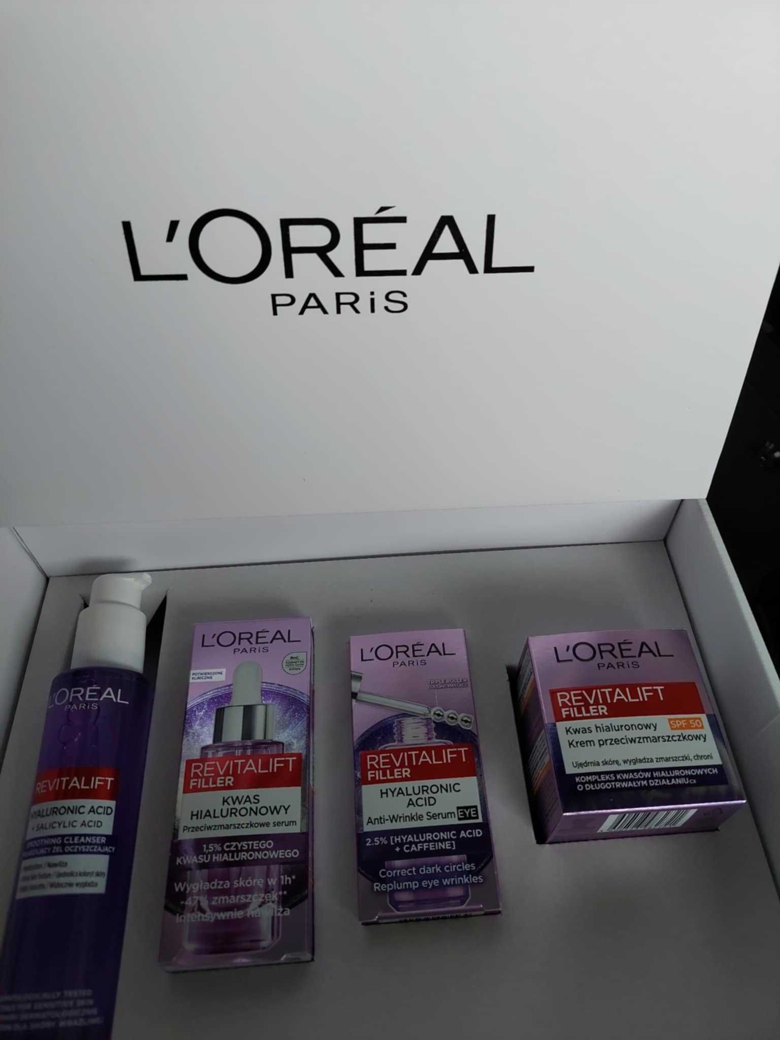 L'Oréal Paris Revitalift Filler Hyaluronic Acid – zestaw kosmetyków