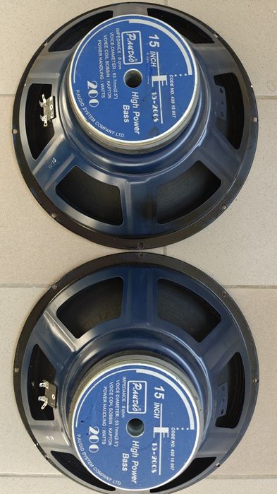 Пара НЧ 15 дюймів P.Audio E15-200S та сабвуферний BYG SYP1504
