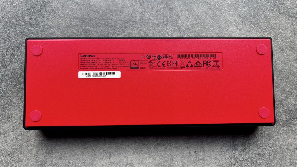 ThinkPad Thunderbolt 3 Workstation Dock Gen 2