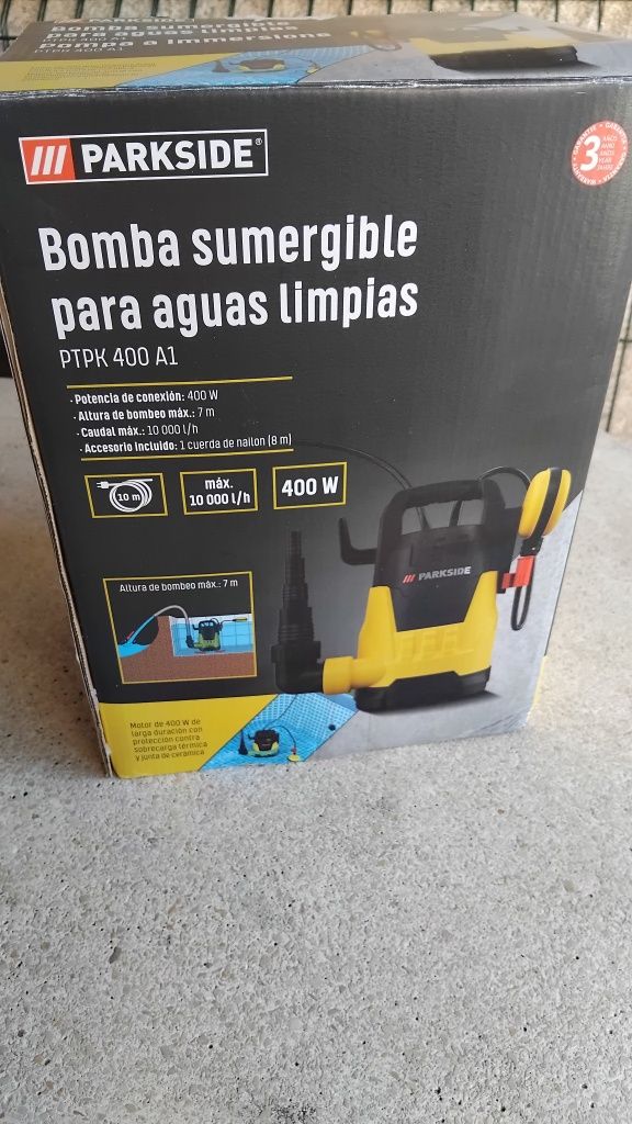Bomba submergível para aguas limpas