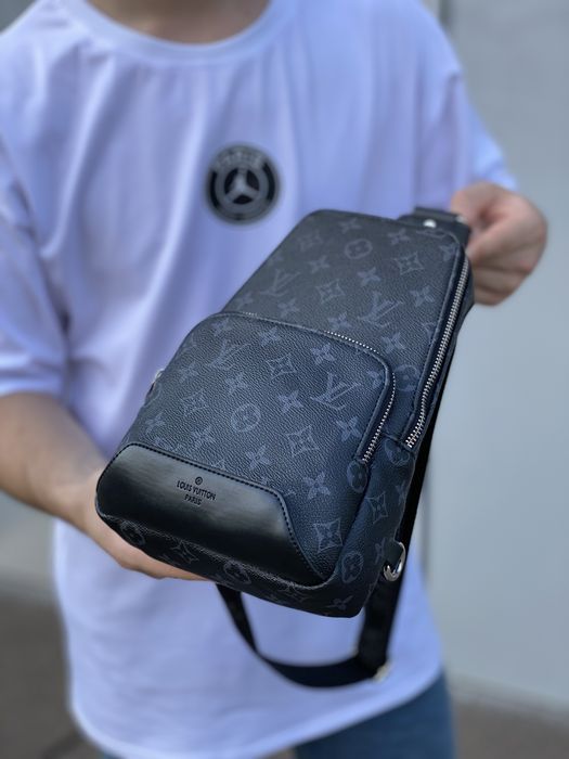 Чоловіча сумка Louis Vuitton мужская сумка через плечо слинг барсетка