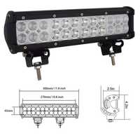 Barra led 72Watt Entrega 24h Maquinas / 4x4 / Bombeiros etc...