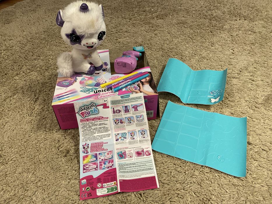 Peluche Unicornio para pintar