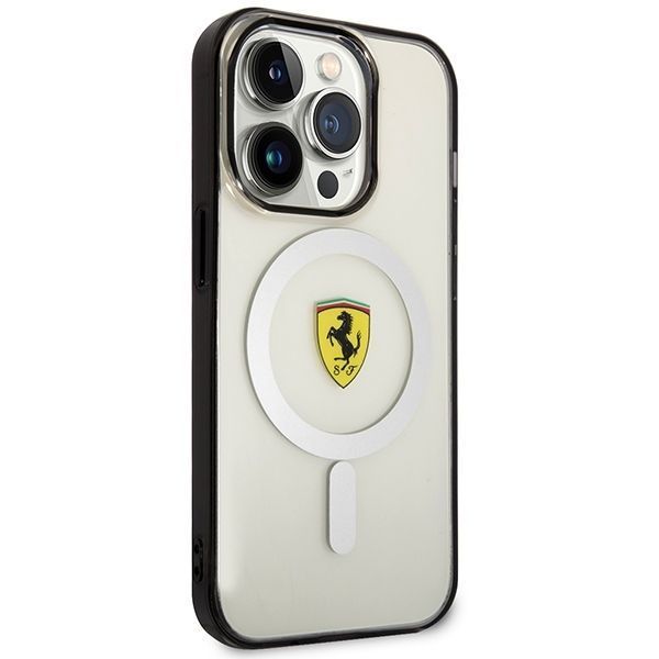 Futerał Ferrari iPhone 14 Pro Max MagSafe Transparentny