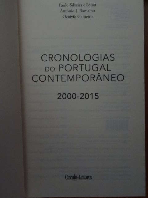 Cronologias do Portugal Contemporâneo - 5 Volumes