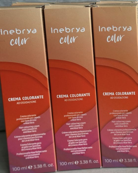 Інебрія inebrya фарба окисник пудра