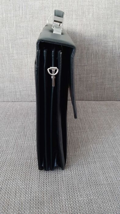 Teczka czarna biznesowa Thierry Mugler