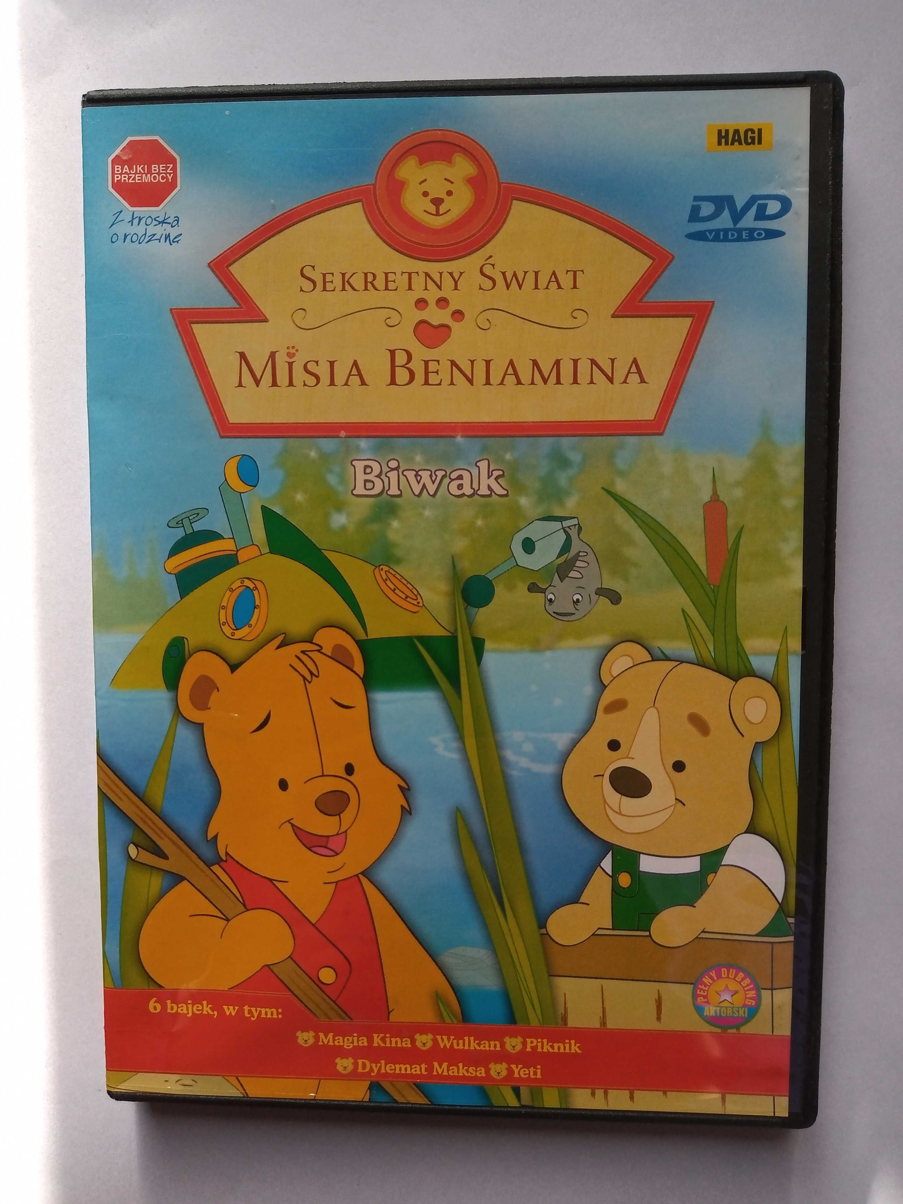 zestaw-płyta DVD z bajkami bali, vipo, miś beniamin