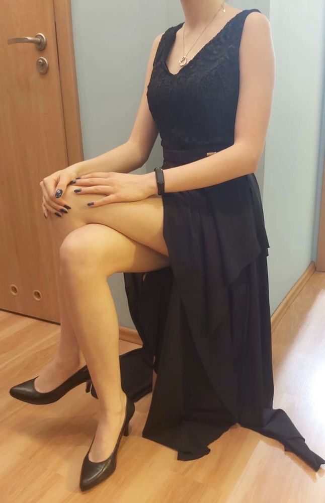 Elegancka sukienka  studniówka, osiemnastka BICOTONE  Ptak Moda Nowa