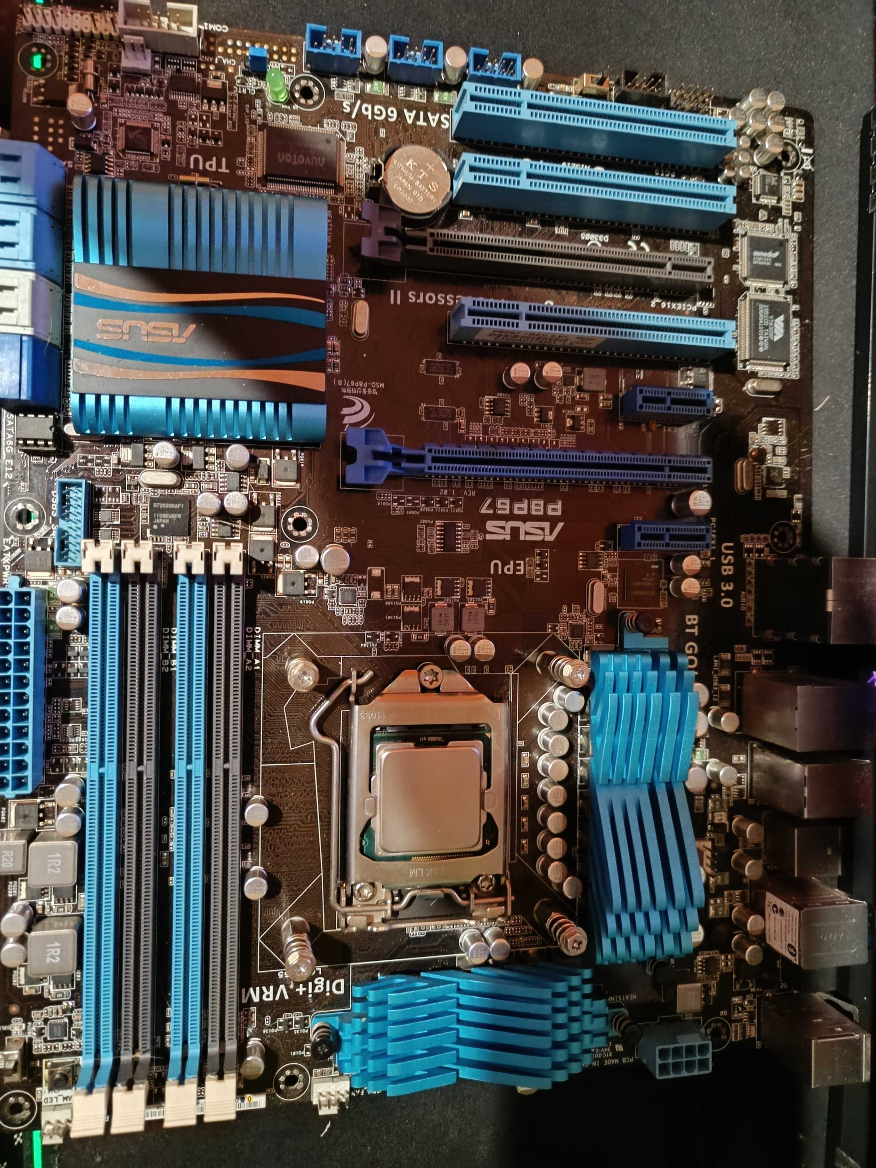 Płyta Główna P8P67+Procesor+Chłodzenie