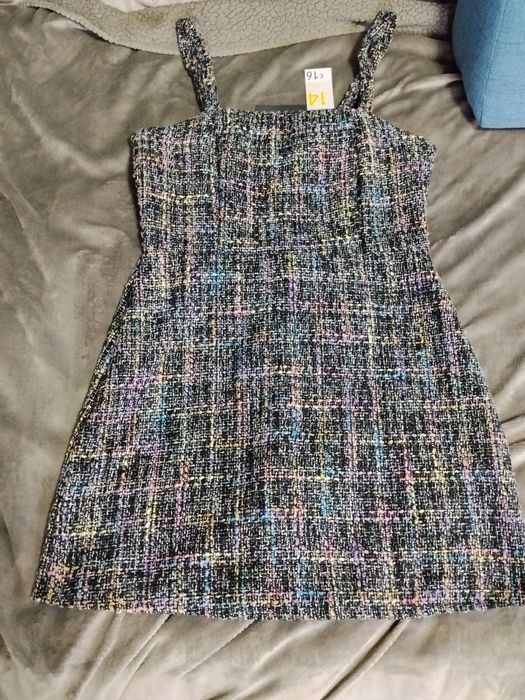 Sukienka na ramiączkach sweterkowa dzianinowe XL.nowa