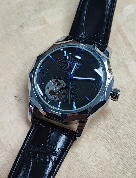 Zegarek automatyczny open heart Winner 42mm/14mm