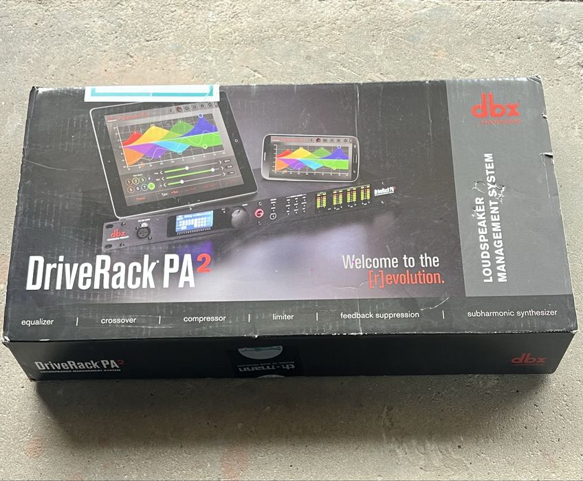 Procesor DBX Driverack PA2 jak nowy crossover, limiter, DSP estradowy