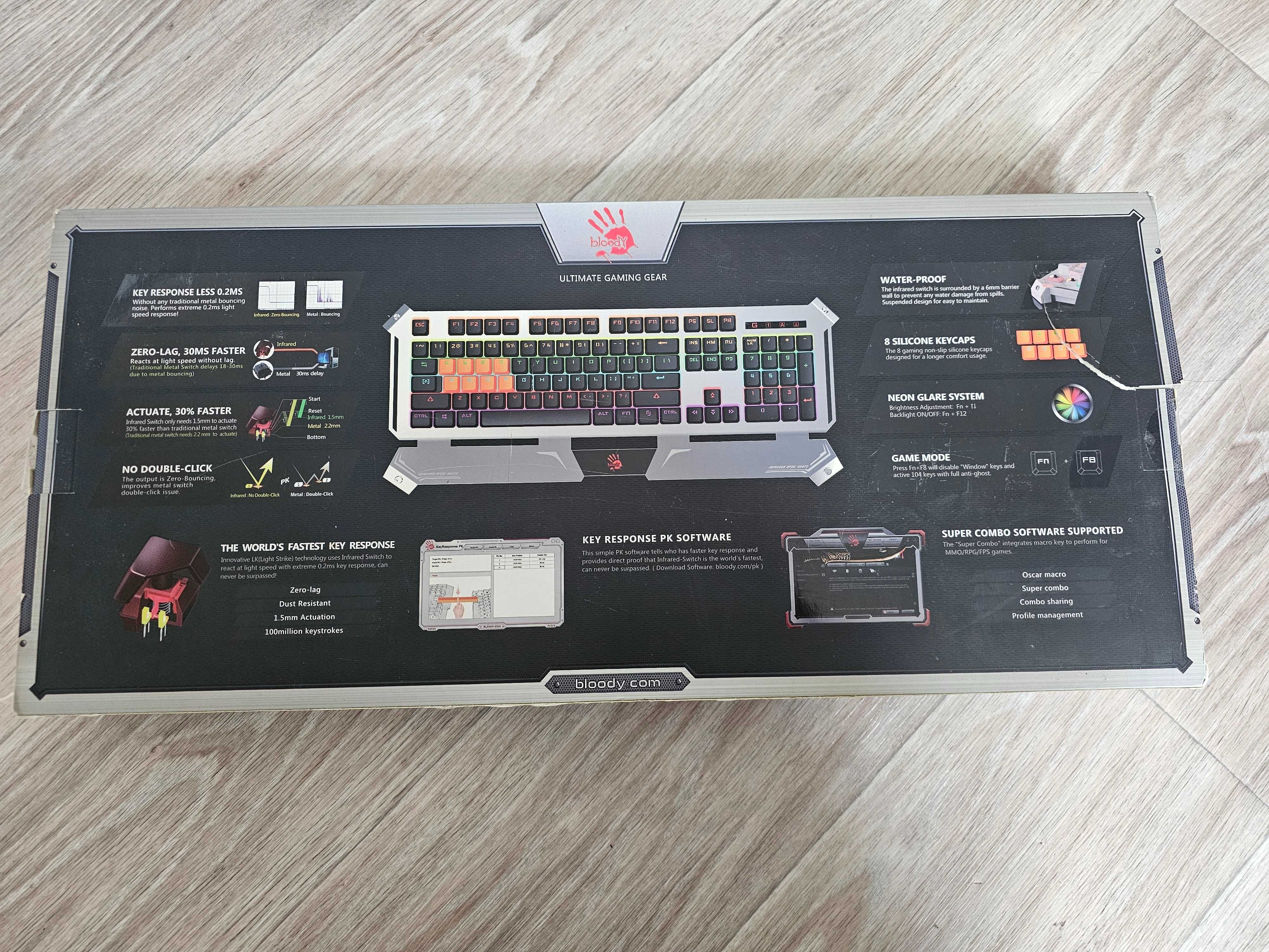 Клавиатура проводная Bloody B740A USB