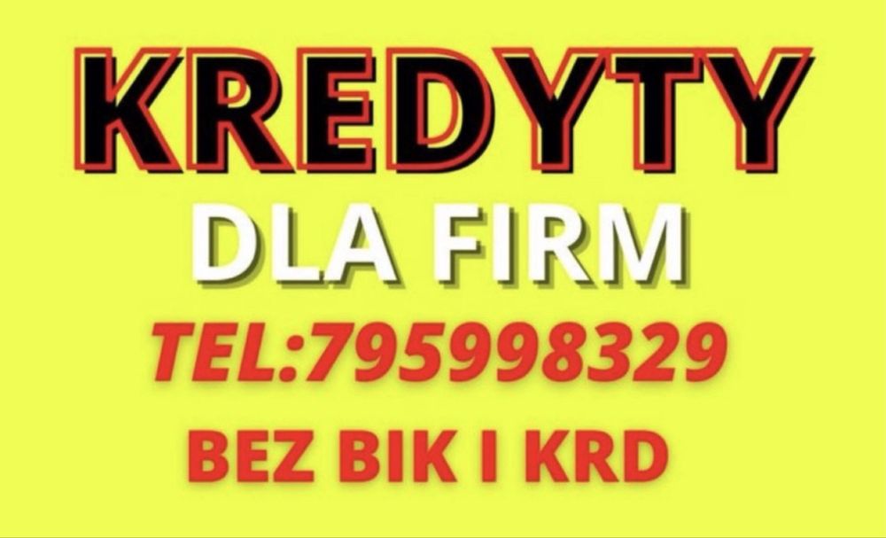 Kredyty dla firm bez bik