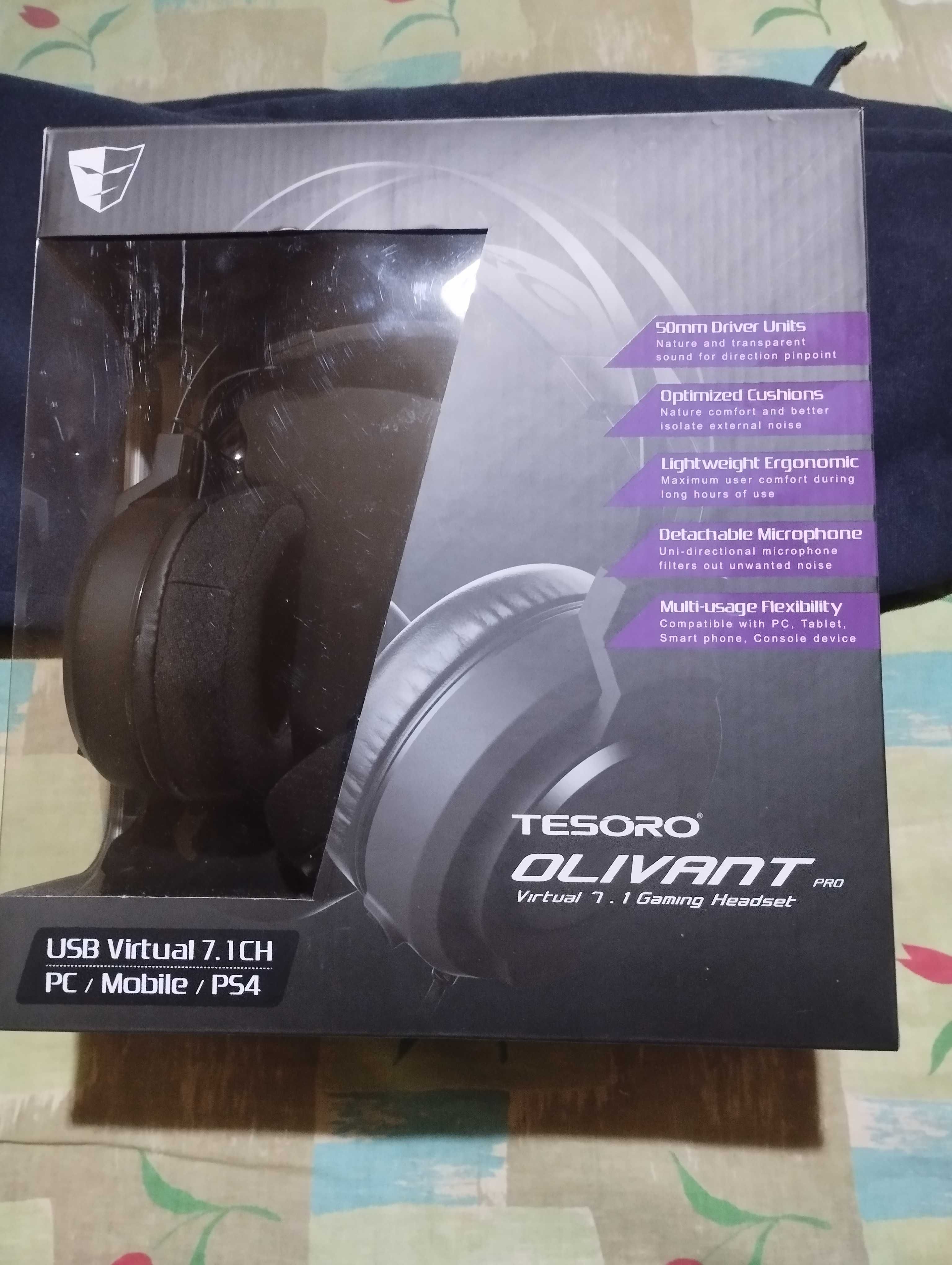 Tesoro Olivant Pro Virtual 7.1 Gaming Headset