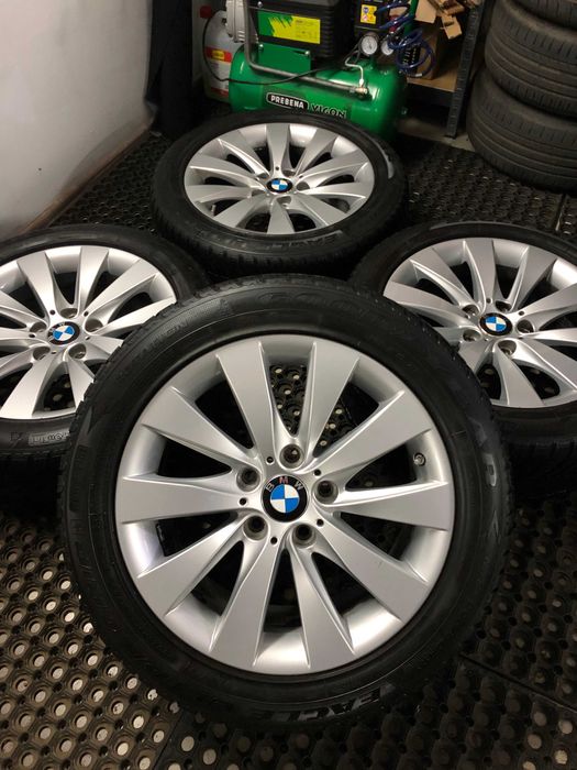 ORYGINALNE FELGI BMW z oponami zimowymi 5x120 + czujniki e92 e91 e60