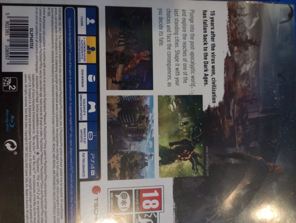 PS4 Dying Light 2 Stary Human PlayStation 4