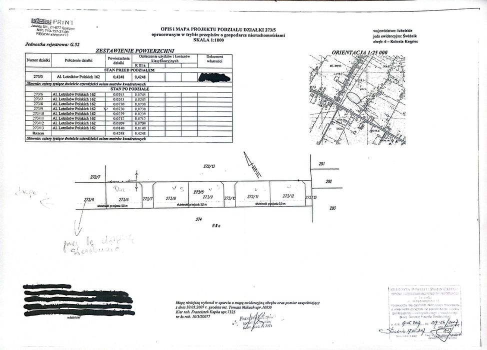 Działka Budowlana w Świdniku 700m2