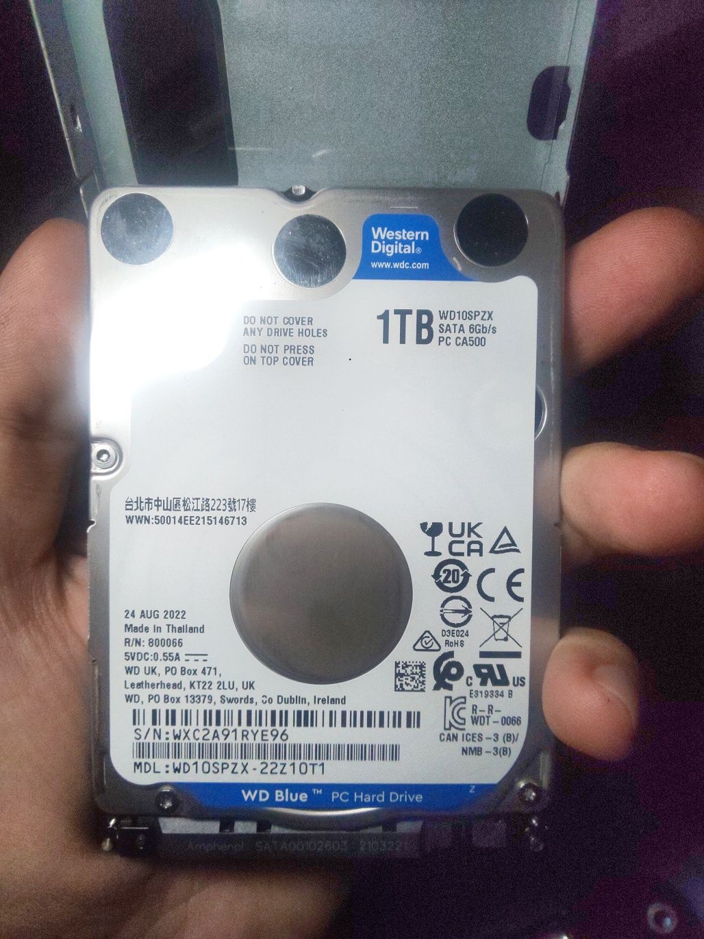 Флешка терабайт HDD 2.5 дюйма 1tb в кейсе