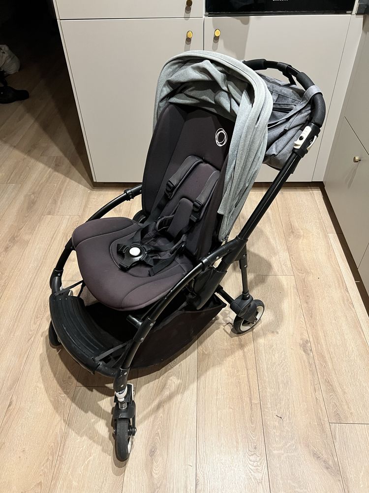 Wózek spacerowy bugaboo bee czarny, bardzo lekki i zwrotny