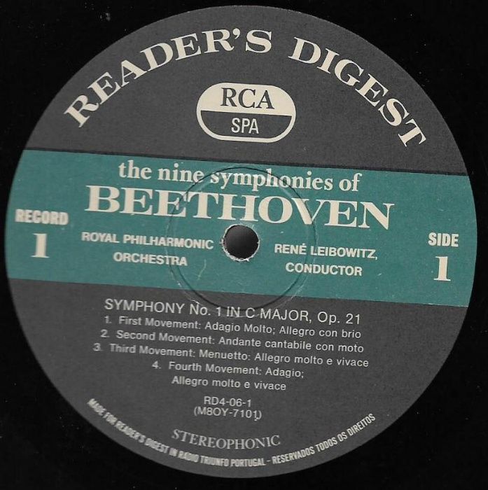 BEETHOVEN - - - Discos e CD's