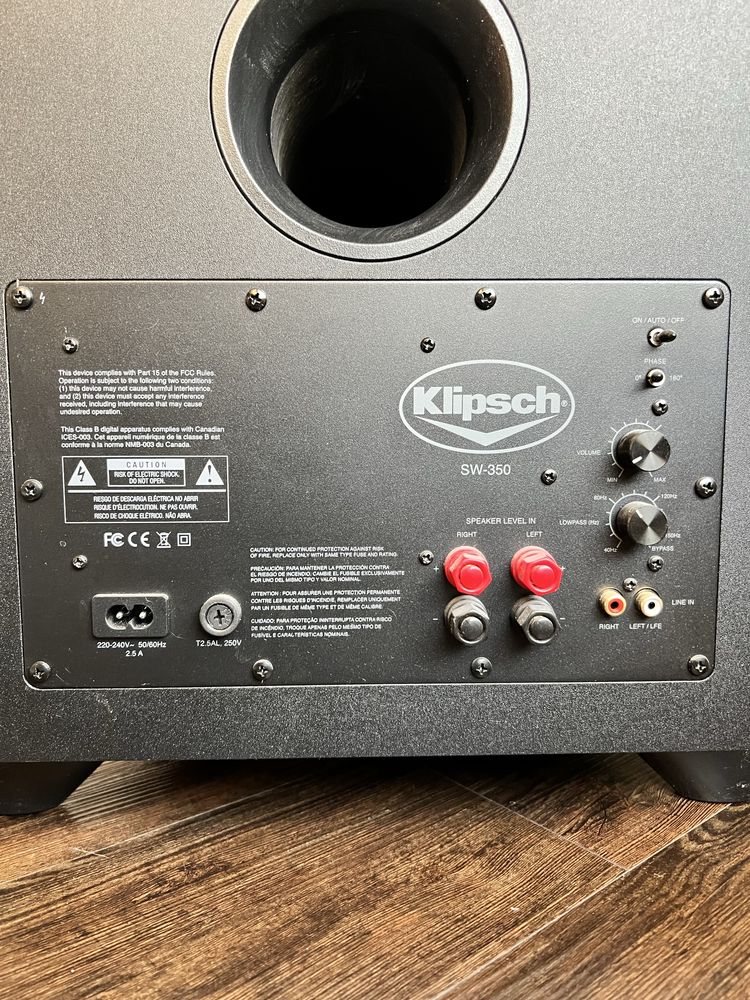 Subwoofer Klipsch SYNERGY SW 350