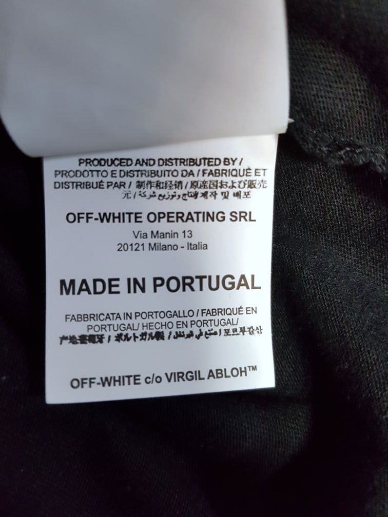 Футболка чёрная мужская Off- White