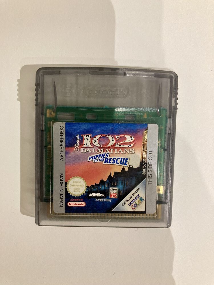 Game Boy Color Mod Retroiluminado + Ecrã Original + Jogo 102 Dálmatas