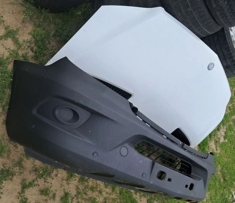 Kompletny Przód Biały Zderzak PDC Lampy Maska Błotniki Grill Pas itd.Mercedes Sprinter W906 Lift EUROPA