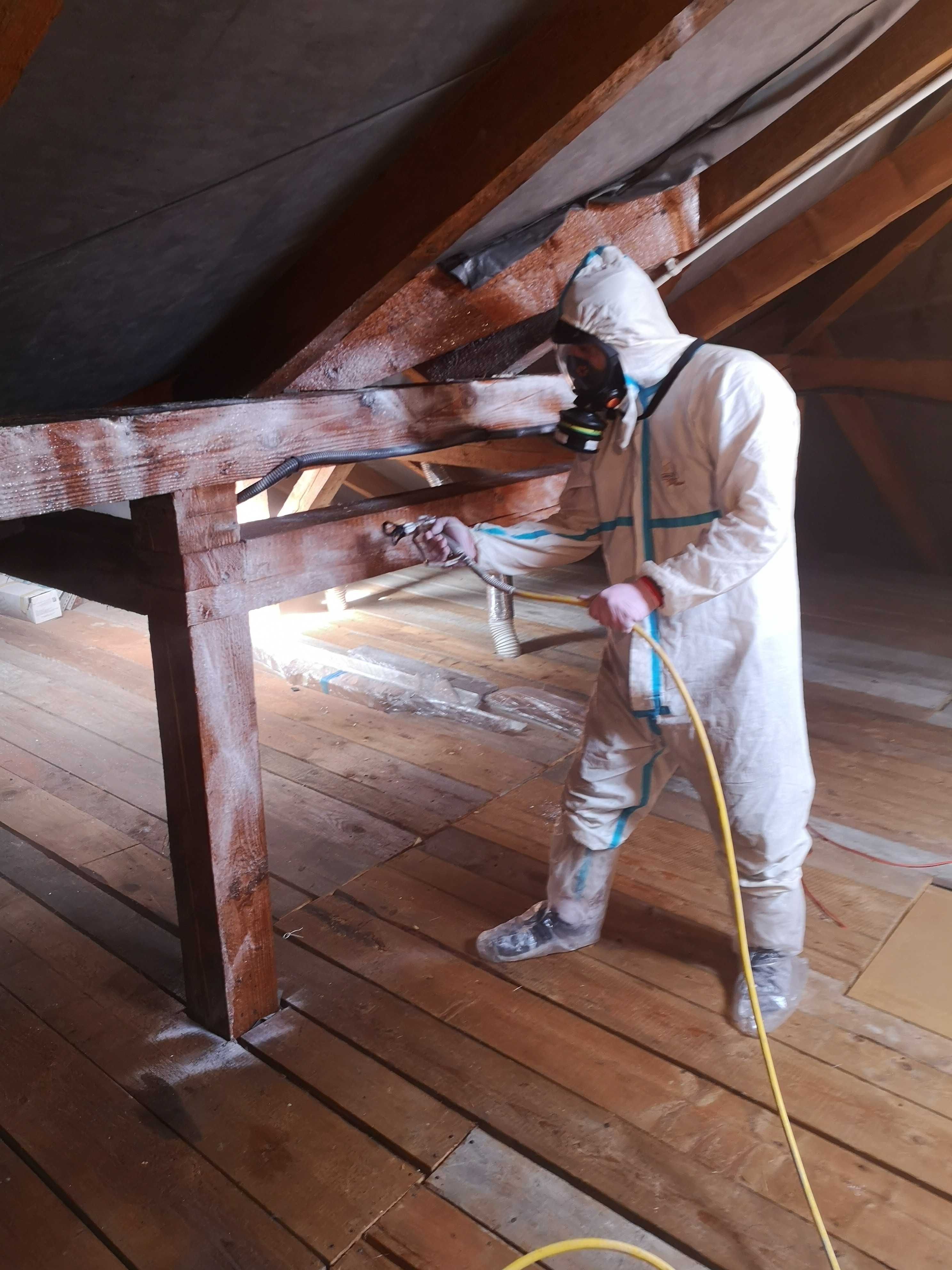 Malowanie remonty wykończenia zabezpieczenie drewna przed szkodnikami