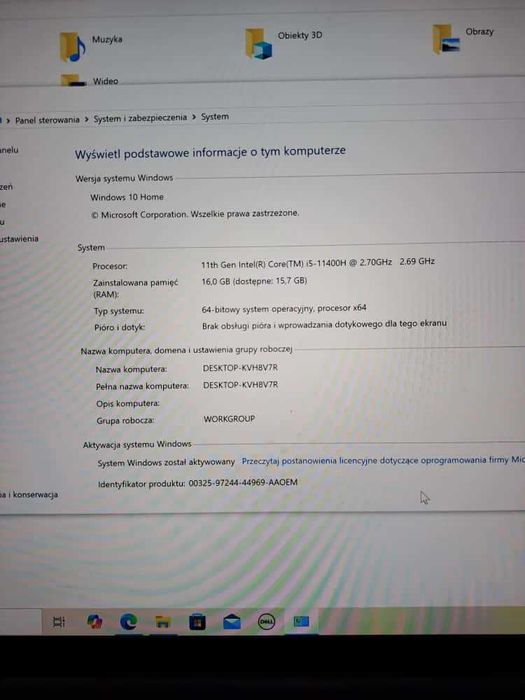 Dell inspiron 16 7610/ RTX 3050 / RAM 16GB