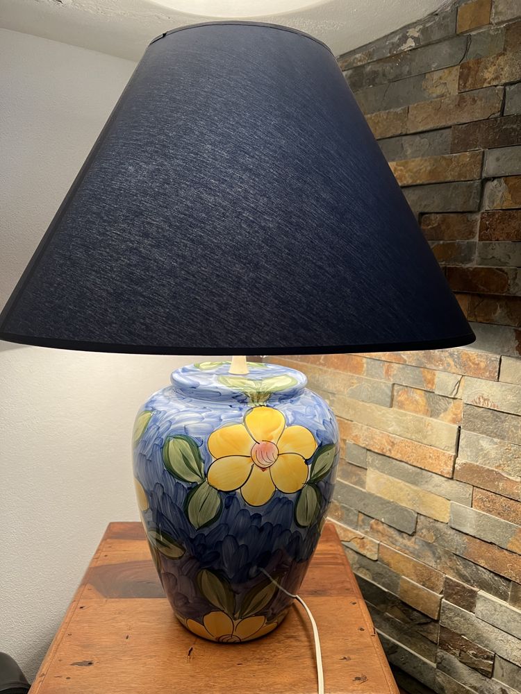 candeeiro de ceramica