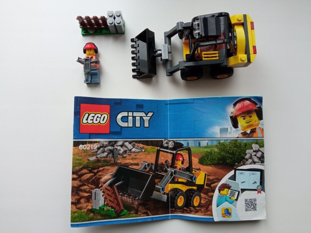 Lego city 60219 будівельні роботи