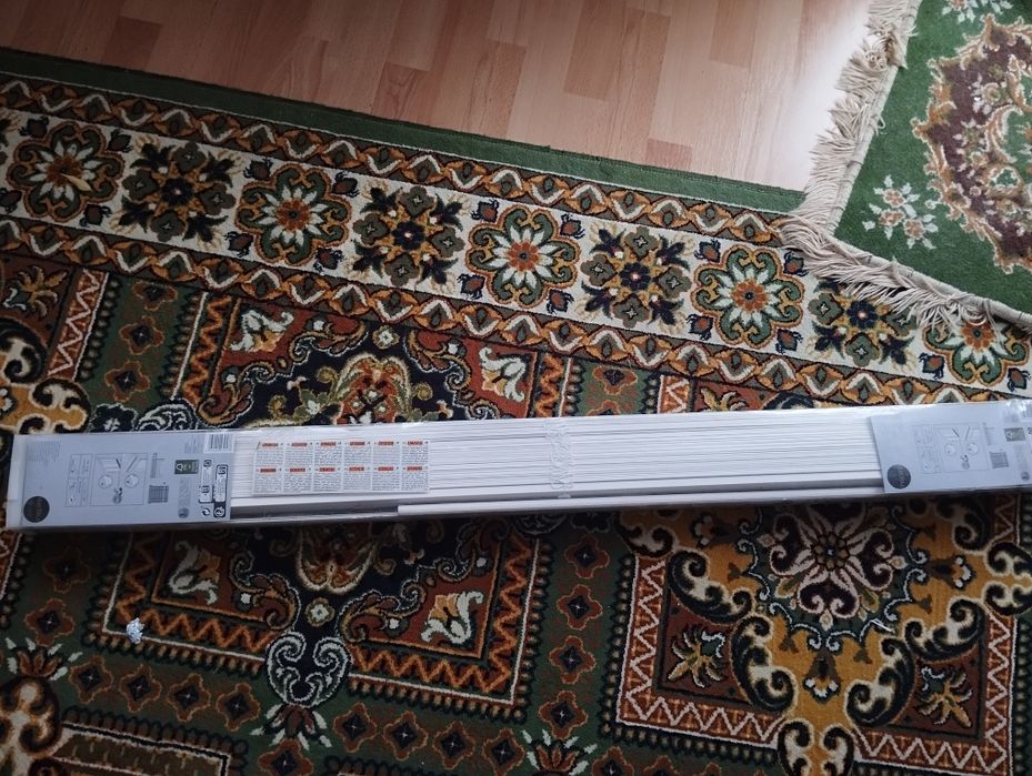 Żaluzje białe drewniane 120x150 cm Nowe