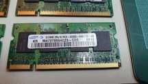 Memória DDR2 Samsung SODIMM (portátil) 1Gb (2x512Mb) PC2-4200S 2Rx16