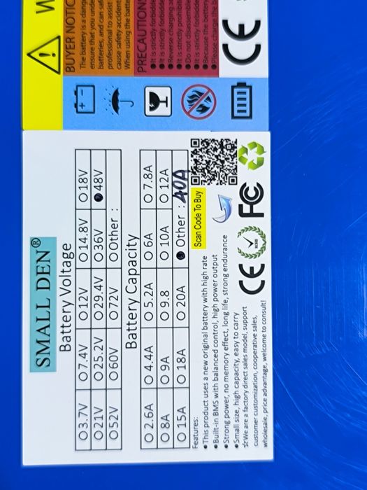 Akumulator bateria 48v 40ah