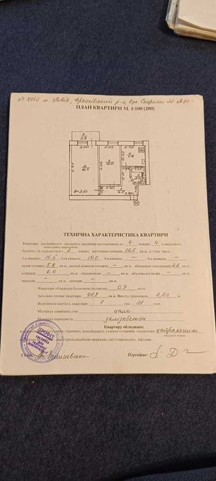 Продаж 2 кім. квартири по вул. Скорини. Ценгла. Є дозвіл на ІО